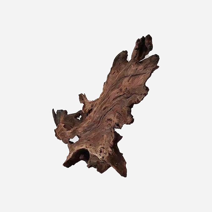 Natural Driftwood for Aquarium Decor, L13.78×W5.12×H12.2 Inches Large Drift Wood Decorations for Reptile Hide, Fish Tank, Optional Shapes