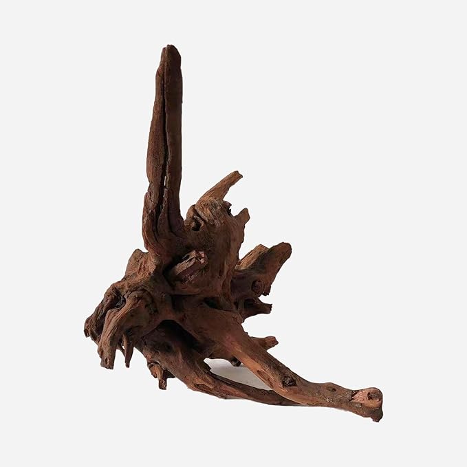 Natural Driftwood for Aquarium Decor, L20.08×W13.39×H12.2 Inches Large Drift Wood Decorations for Reptile Hide, Fish Tank, Optional Shapes
