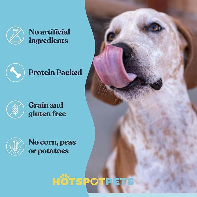 hotspot pets 6 Inch Premium Bully Sticks- (20 Pack) All Natural Long Lasting Bully Sticks for Medium Dogs, Beef Pizzle Treats - Grain Free, Fully Digestible Rawhide Alternative Beef Stix