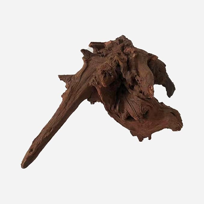 Natural Driftwood for Aquarium Decor, L12.2×W12.6×H8.66 Inches Large Drift Wood Decorations for Reptile Hide, Fish Tank, Optional Shapes