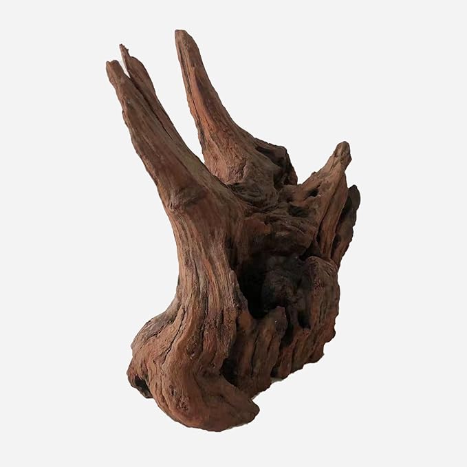 Natural Driftwood for Aquarium Decor, L11.81×W7.48×H11.81 Inches Large Drift Wood Decorations for Reptile Hide, Fish Tank, Optional Shapes