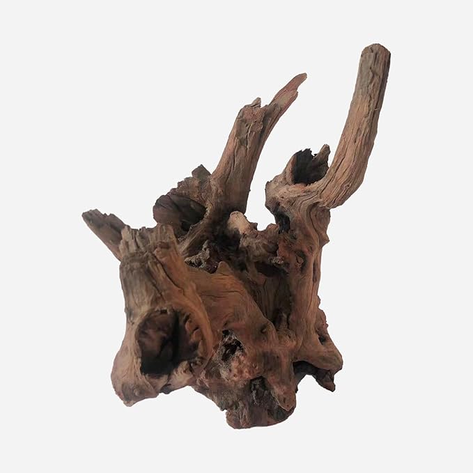 Natural Driftwood for Aquarium Decor, L12.2×W9.06×H14.96 Inches Large Drift Wood Decorations for Reptile Hide, Fish Tank, Optional Shapes