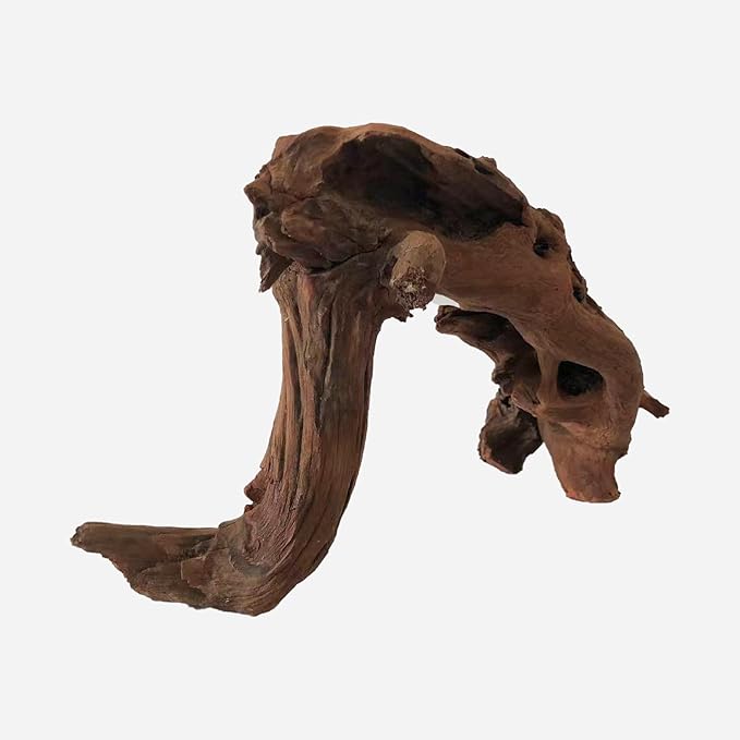 Natural Driftwood for Aquarium Decor, L19.69×W7.09×H9.84 Inches Large Drift Wood Decorations for Reptile Hide, Fish Tank, Optional Shapes