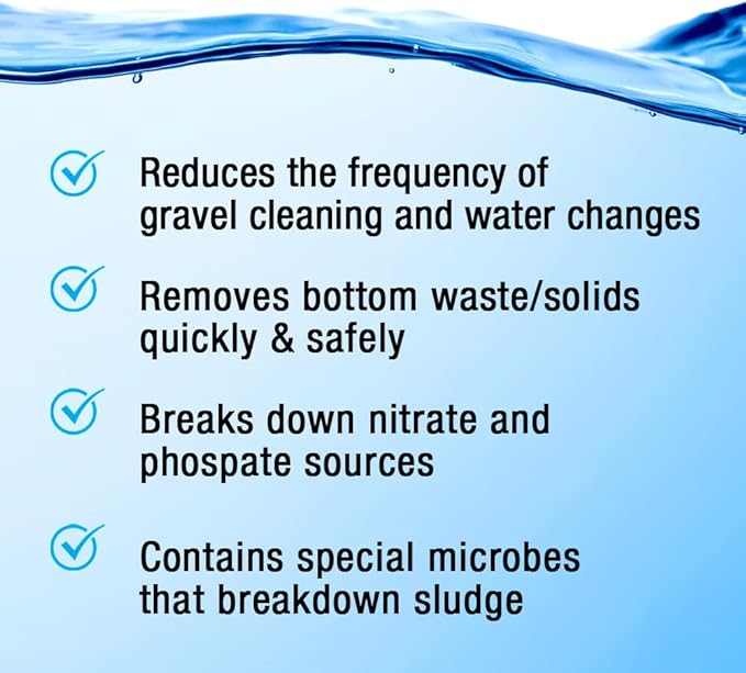 MICROBE-LIFT Professional Gravel & Substrate Cleaner for Freshwater and Saltwater Tanks, 4 Ounces