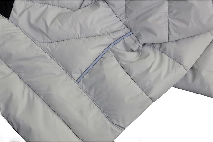 Dog Warm Jacket, 4 Legs Covered, Waterproof Windproof Reflective, Adjustable Outdoor Dog Snow Jacket - Off White XL