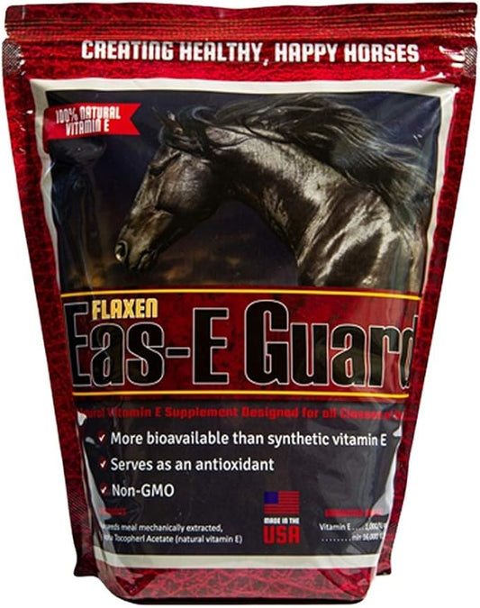 Flaxen EAS-E Guard 4 lb, Natural Vitamin E Equine Supplement, with Important Antioxidant