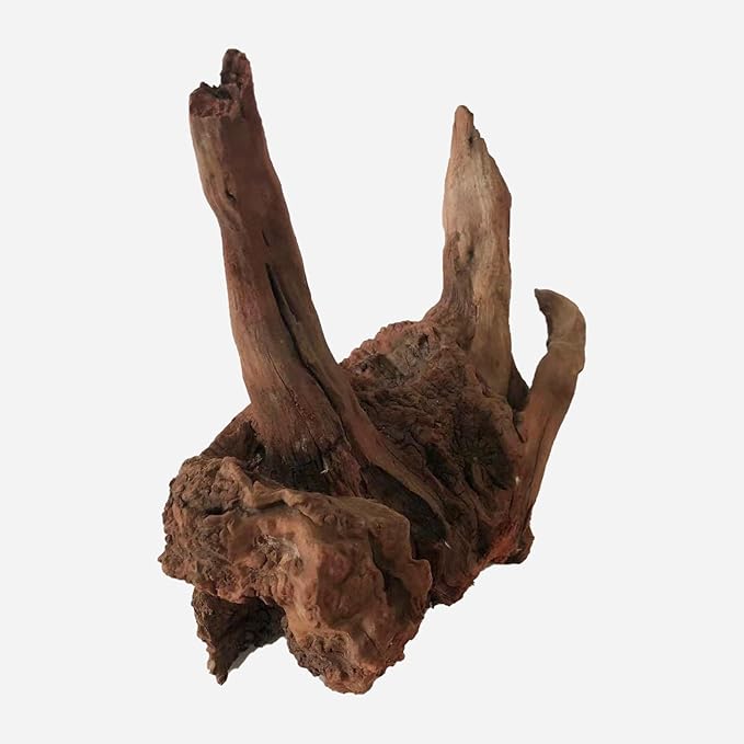 Natural Driftwood for Aquarium Decor, L11.02×W6.69×H11.81 Inches Large Drift Wood Decorations for Reptile Hide, Fish Tank, Optional Shapes
