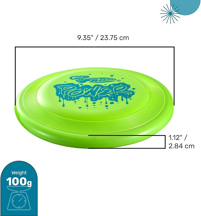 Wham-O Frisbee Fastback Flying Disc, 9.35 Inch Dog-Friendly Lightweight Toy for Professional Players Outdoor Beach Park Backyard Game - 100g
