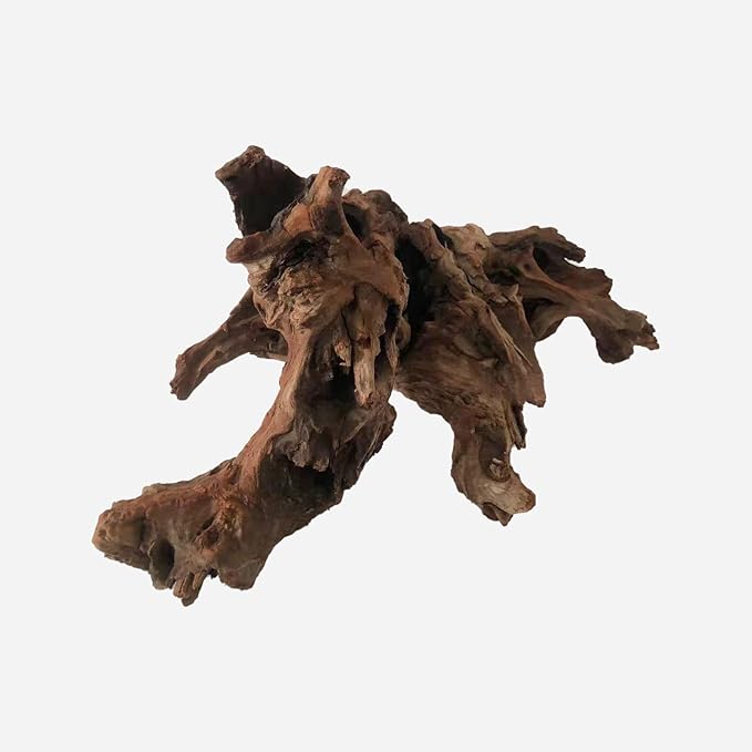 Natural Driftwood for Aquarium Decor, L16.14×W12.2×H8.66 Inches Large Drift Wood Decorations for Reptile Hide, Fish Tank, Optional Shapes