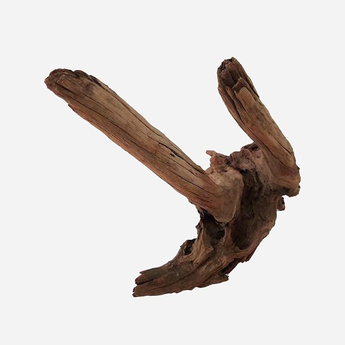 Natural Driftwood for Aquarium Decor, L23.62×W10.63×H15.75 Inches Large Drift Wood Decorations for Reptile Hide, Fish Tank, Optional Shapes