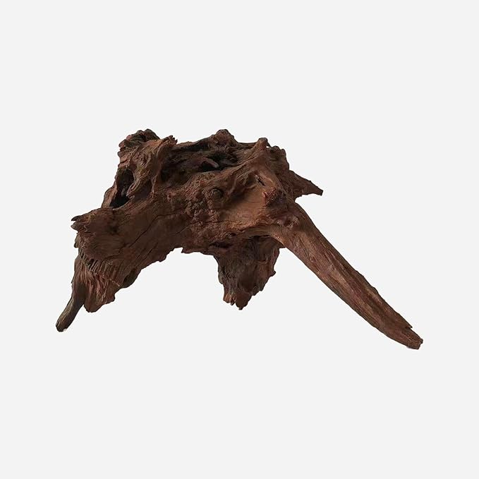 Natural Driftwood for Aquarium Decor, L12.2×W12.6×H8.66 Inches Large Drift Wood Decorations for Reptile Hide, Fish Tank, Optional Shapes