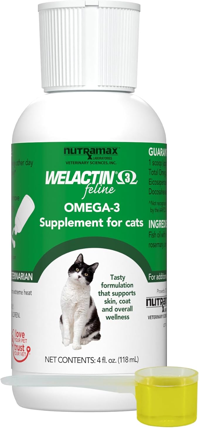 Welactin Omega-3 Skin and Coat Support, Liquid, 4 oz, Green