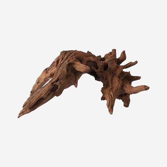 Natural Driftwood for Aquarium Decor, L16.93×W9.84×H7.87 Inches Large Drift Wood Decorations for Reptile Hide, Fish Tank, Optional Shapes