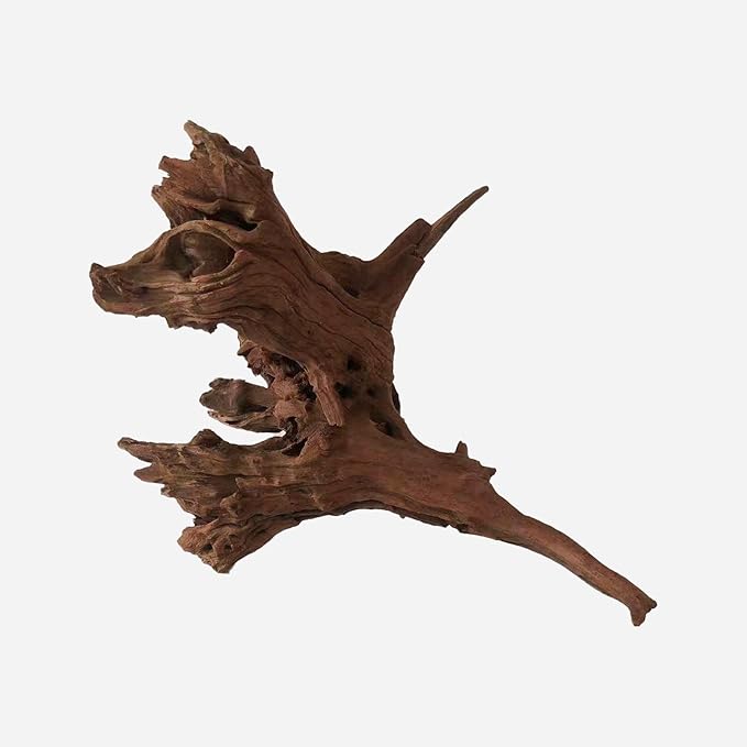 Natural Driftwood for Aquarium Decor, L14.57×W16.54×H14.96 Inches Large Drift Wood Decorations for Reptile Hide, Fish Tank, Optional Shapes
