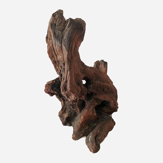 Natural Driftwood for Aquarium Decor, L11.81×W8.66×H13.78 Inches Large Drift Wood Decorations for Reptile Hide, Fish Tank, Optional Shapes