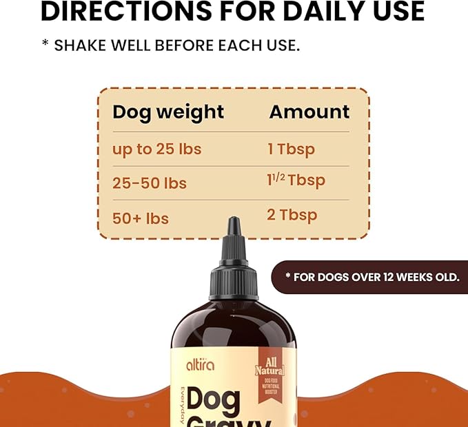Everyday Dog Gravy – Premium Wet Dog Food Gravy Toppers for Dry Food – Tasty & Nutritious Dogs Gravy with Essential Vitamins and Supplements – Hip and Joint Supplement