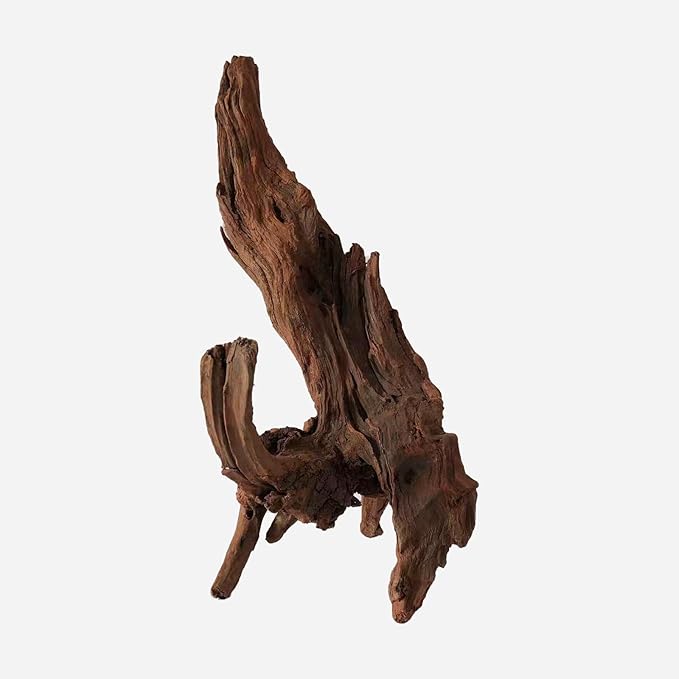 Natural Driftwood for Aquarium Decor, L16.14×W9.84×H19.29 Inches Large Drift Wood Decorations for Reptile Hide, Fish Tank, Optional Shapes