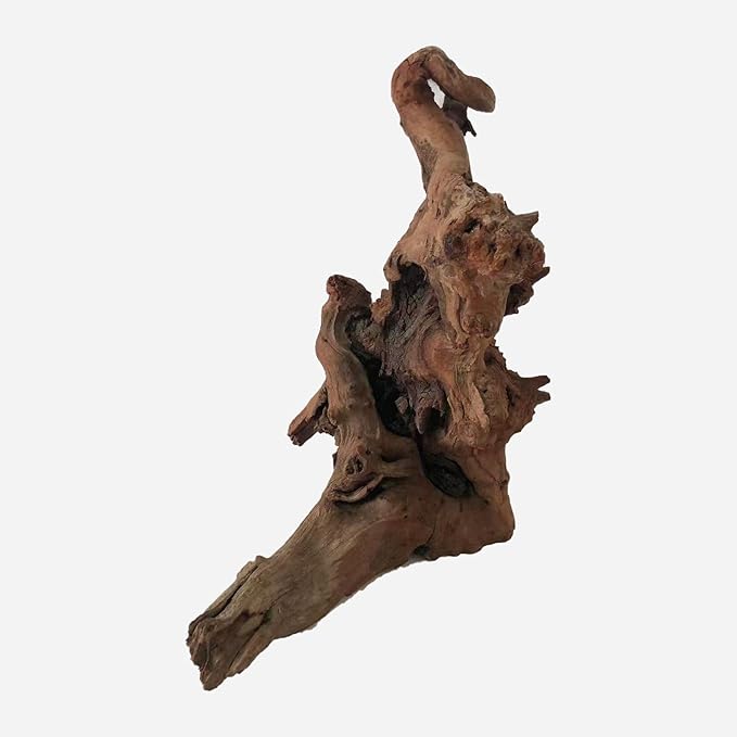 Natural Driftwood for Aquarium Decor, L12.2×W7.48×H13.78 Inches Large Drift Wood Decorations for Reptile Hide, Fish Tank, Optional Shapes