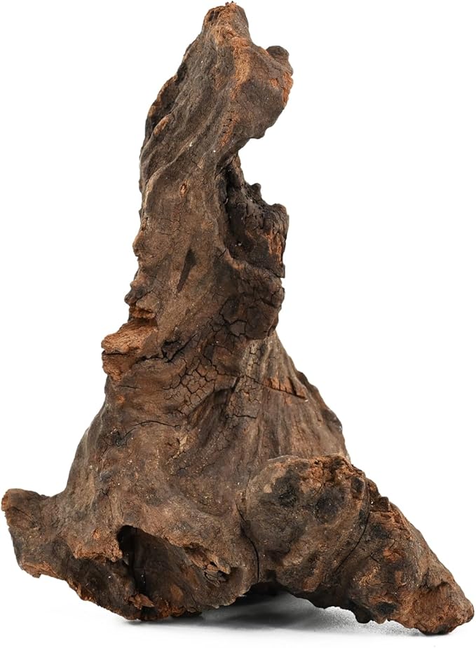 Natural Driftwood Spider Wood Branches Fish Tank and Reptile Terrarium Decor Assorted Sizes for Aquariums and Lizard Habitats (14-17 inch (Pack of 1), Mopani Driftwood)