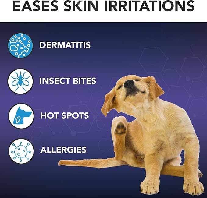 NOVEHA 1% Hydrocortisone Spray for Dogs, Cats, Horses – Hot Spot Treatment & Itch Relief for Pets – Advanced Formula Soothes Itch, Hot Spots, Dermatitis, Irritated Dry Itchy Skin & Allergies – 120mL