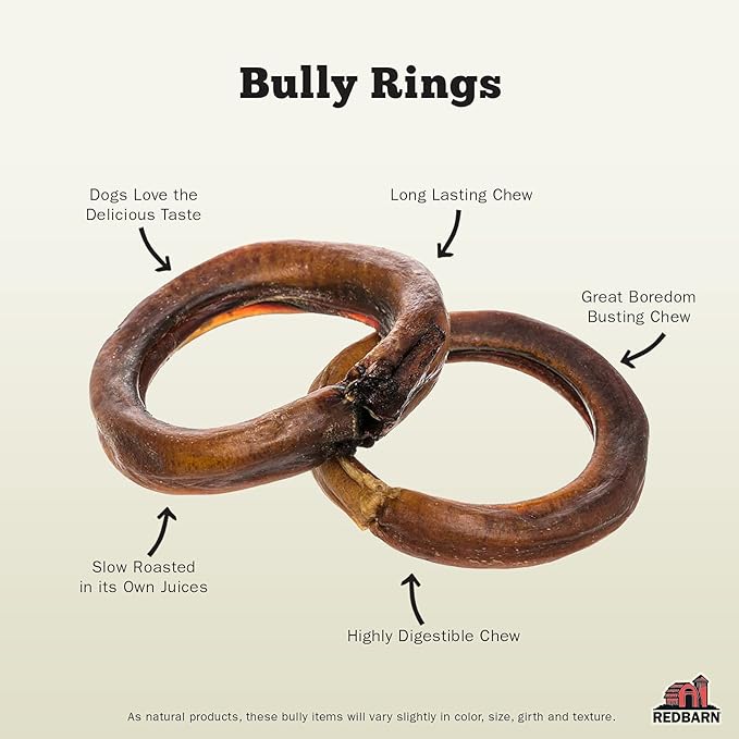 Redbarn Pet Products Bully Rings, 3-Pack, Case of 8