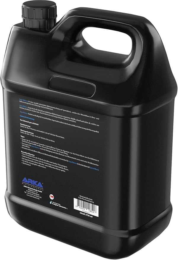 MICROBE-LIFT Bacterial Cleaner and Balancer for Salt and Fresh Water Tanks and Aquariums, Reduces Organic Waste and Prevents New Tank Syndrome, 128oz, 1 Gallon
