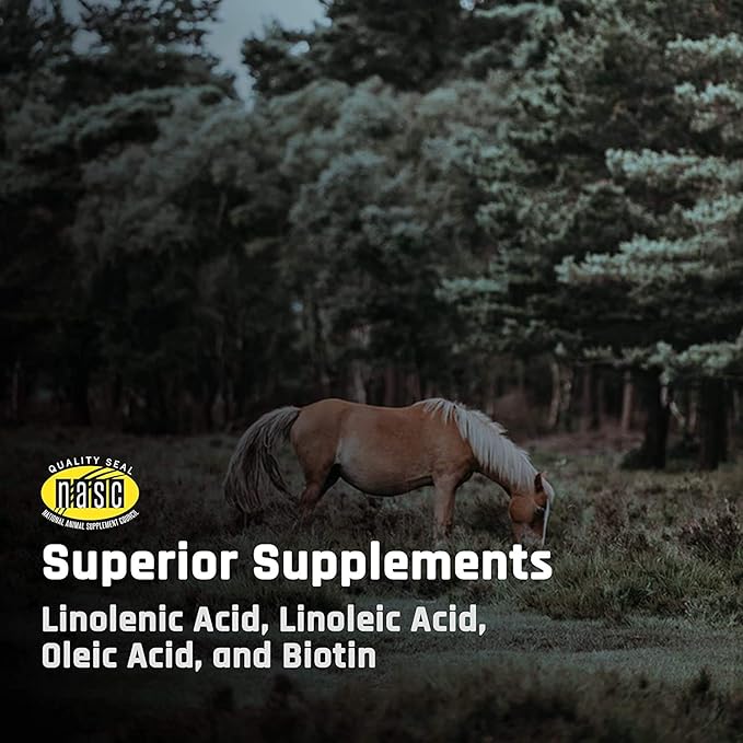 Majesty's Omega Wafers - Superior Horse/Equine Skin, Coat, and Immune Support Supplement - Omega 3, 6, 9, and Biotin (Peppermint, 2 Pack(120 Count Total))