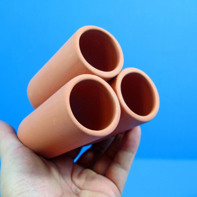 CORISRX BEST OF YOUR LIFESTYLE G&B Ceramic Pipe Set - Cones cave Pleco Cichlid Decor Fish