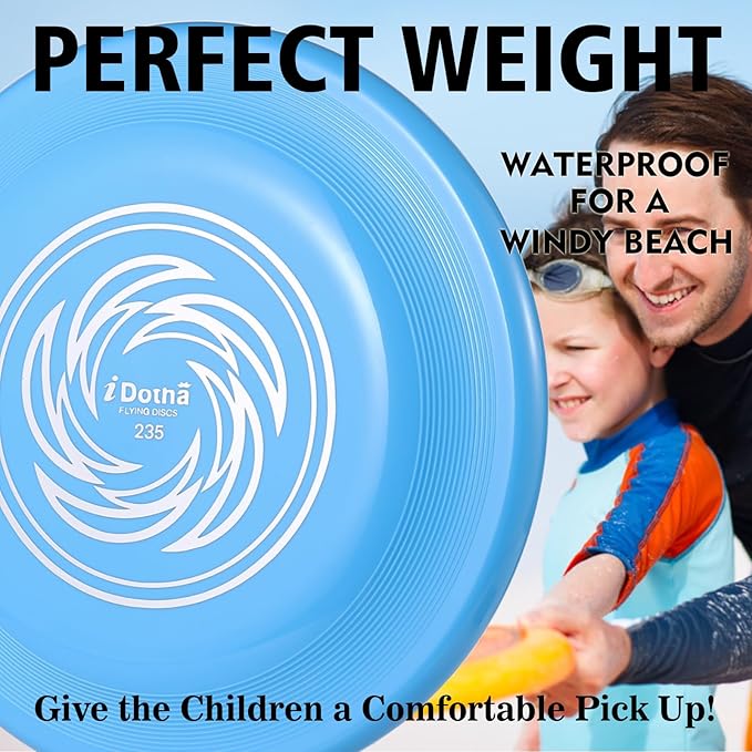 Sports Flying Disc, 2 Pack Compeition Flying Discs, Lightweight Durable Flying Disc Toys for Backyard Beach Lawn Park Outdoor Games, 105 Gram 9.3 Inch Disc.