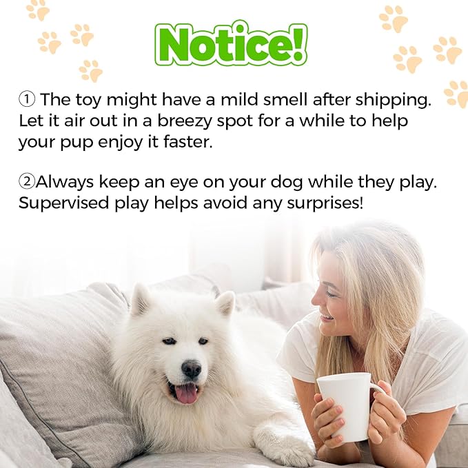 YALAVA Dog Rope Toy for Aggressive Chewers, 2 Pack 20 Inch Heavy Duty Chew Toys for Teeth Cleaning, Cotton Rope Dog Tug Toy for Medium to Large Breed
