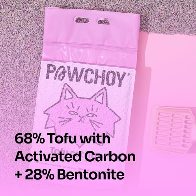 5 in 1 Mixed Cat Litter – Clumping, Flushable, Ultra Absorbent & Fast Drying | 100% Natural, Dust-Free, Low Tracking | with Activated Carbon for Superior Odor Control (4 Bags)