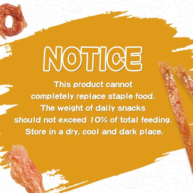Chicken Jerky Dog Treats, Natural Dog Chicken Jerky Treats w/Taurine, Training Treats, 12.5 oz