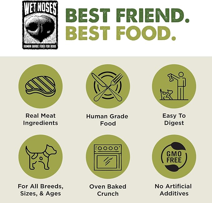 Organic Crunchy Dog Treats – for All Pet Sizes, Breeds – All-Natural Puppy Treat, Senior Dog Snack – 100% Human-Grade – Delicious Chews for Dogs - Meaty Mesquite Bacon, 14 Oz (2 Pack)