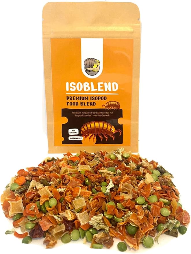 Isoblend Premium Isopod Food Feed Mix All Natural Vegetable Dry Blend for Isopods Feeders Insects