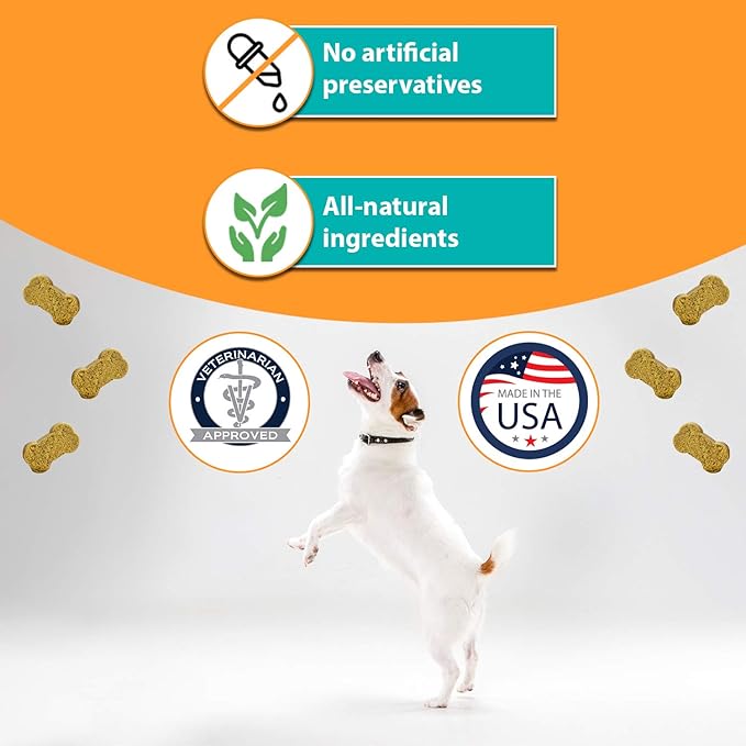 RestoraPet Allergy, Itch & Immune Soft Chews - Natural Supplement for Dogs - Support Immunity, Soothe Skin Irritation, Improve Coat Quality β with Lactoferrin, Colostrum & Omega 3-60 Bacon Chewables