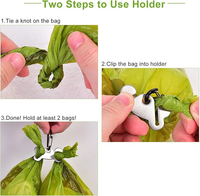 Dog Waste Bag Dispenser Pet Poop Bags Holder for Doggie Waste Bags Dispensers Soft Fabric Zipper Small Doggy Puppy Pouch for Leash Accessory Attachment with Carrier,Orange
