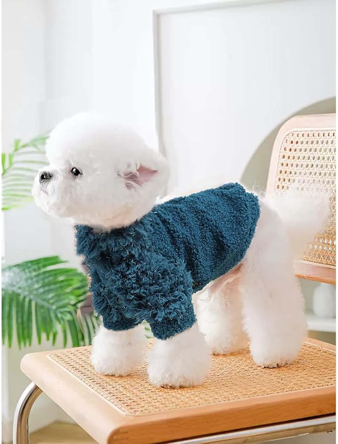 Small Dog Sweaters Winter Dog Clothes Dog Sweater for Chihuahua Dachshund Yorkie Soft Thickening Warm Dogs Shirt Winter Puppy Sweater for Dogs