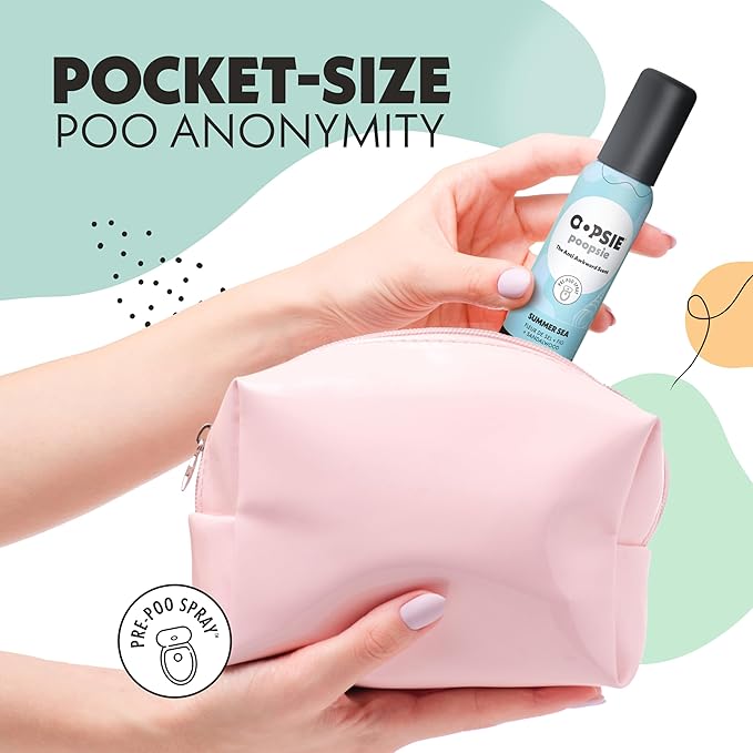 Summer Sea Before & After You Go Toilet Spray 2oz - Portable Odor Eliminator