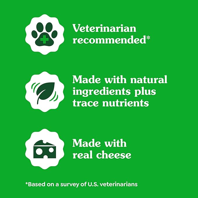Greenies Pill Pockets for Dogs Large Size, Soft Dog Treats, Cheese Flavor, 7.9 oz. Pouch (30 Treats)