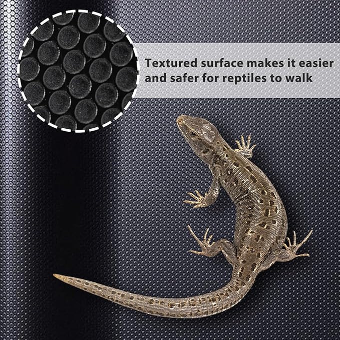 Reptile Substrate Mat Terrarium Carpet, 118" x 23.6" Non-Adhesive Reptile Terrarium Bedding Substrate Liner, Bearded Dragon Tank Accessories for Reptile,Leopard Gecko,Lizard,Tortoise