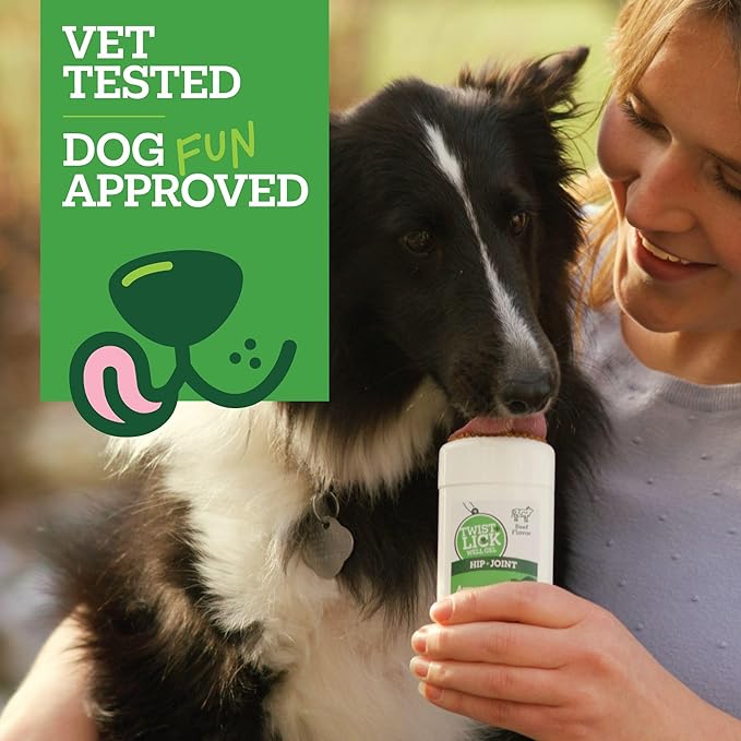 Twist + Lick Hip & Joint Supplement for Dogs 2.3 oz