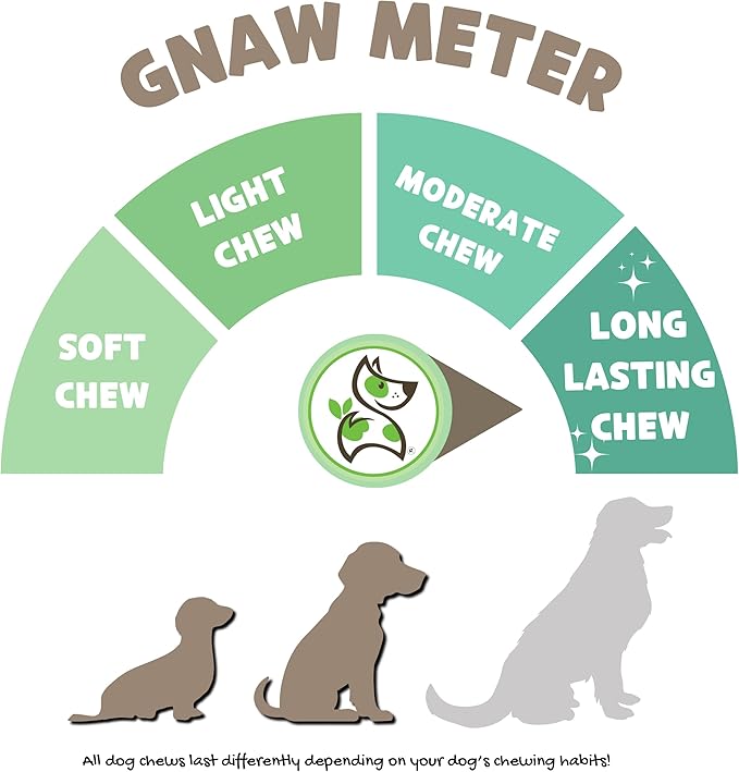 Nature Gnaws Bully Stick Rings for Dogs (5 Count) - Long Lasting for Aggressive Chewers - Natural Beef Dog Chew Bones - Rawhide Free