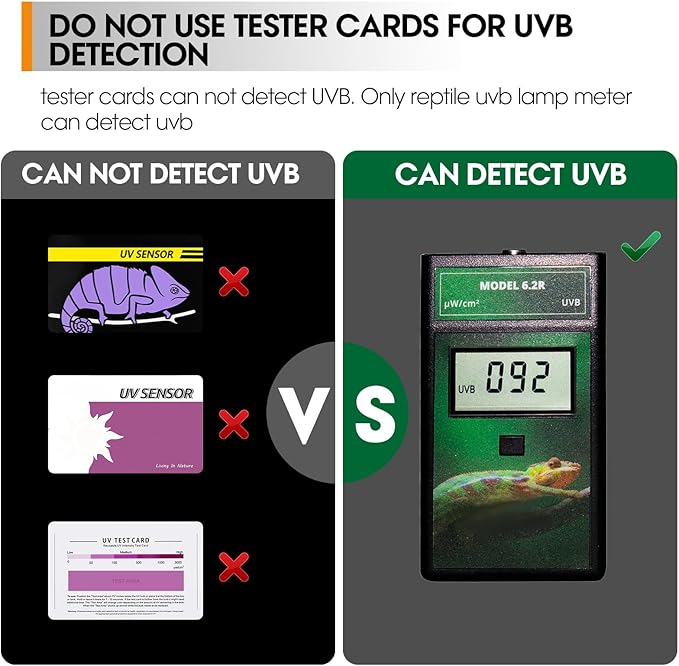 Premium High-Intensity UVB Reptile Light for Optimal Calcium Metabolism,5-Watt 10.0 Desert UVB Light Ideal for Desert-Dwelling Reptiles Bearded Dragons Tortoises