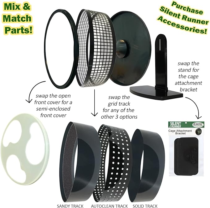 Silent Runner Pro Wheel (Black with Stand)