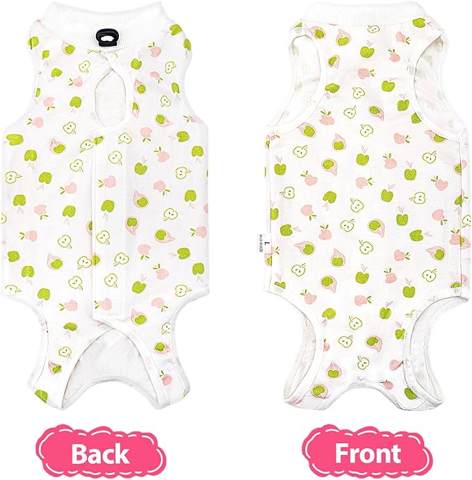 2 PCS Cat Recovery Suit Female Cat Onesie for Cats After Surgery Spay Abdominal Wounds, Kitten Surgery Recovery Suit Female Breathable E-Collar Alternative Kitten Onesie Anti Licking Medium