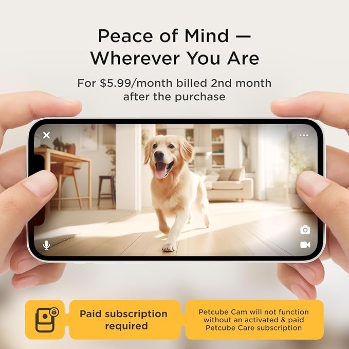 Petcube Security Camera (Cam with Subscription)
