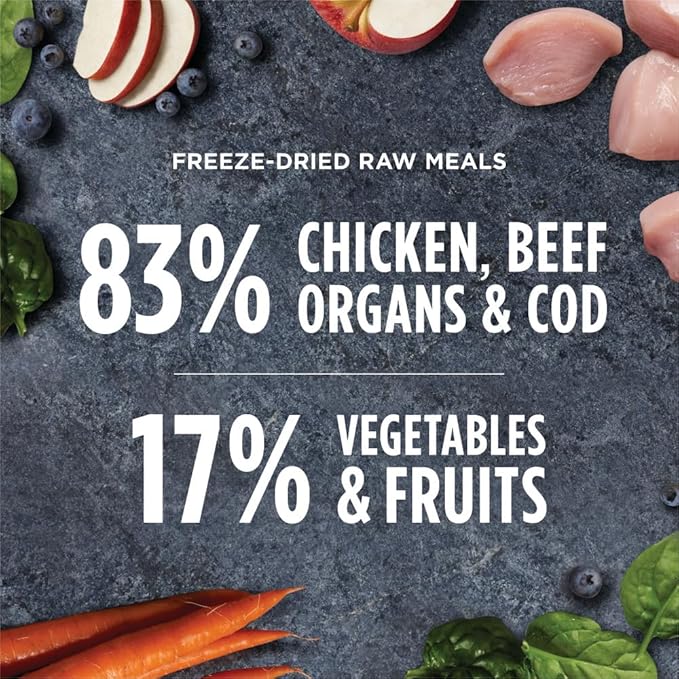 Instinct Raw Meals Freeze-Dried Puppy Chicken Dog Food, 3 oz. Bag