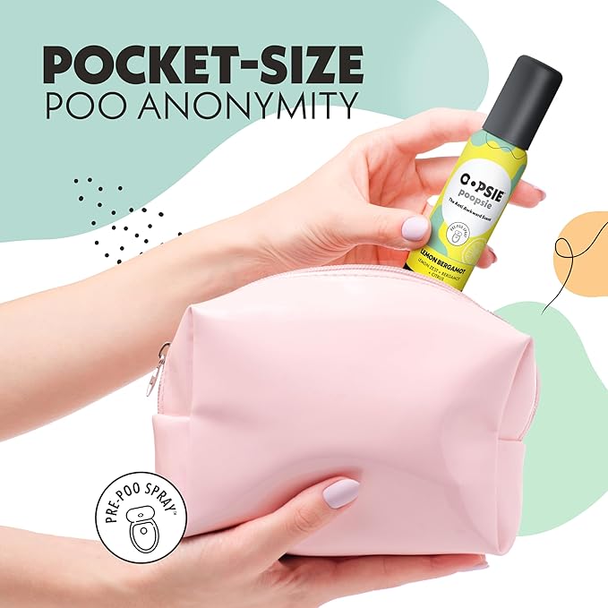 Lemon Bergamot Before & After You Go Toilet Spray 2oz - Portable Odor Eliminator