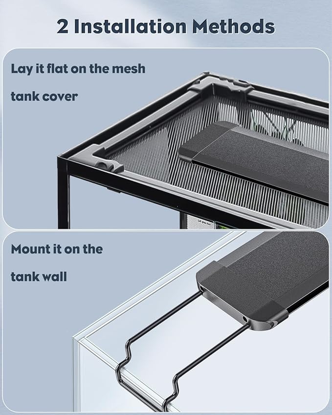 Pawfly 14 W UVB Light for Reptiles for 18" to 24" Terrariums Extendable Reptile Tank Light with Full Spectrum Brilliant with Day & Night Modes and Adjustable Brightness