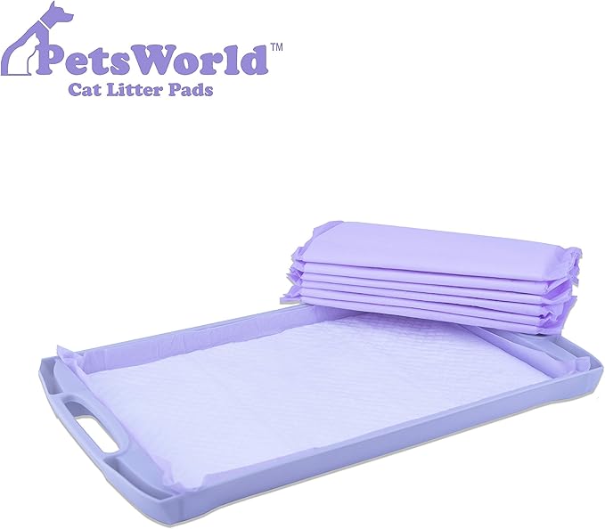 PETSWORLD Cat Pad Refills for Tidy Cats Breeze Litter System (600 Pads)